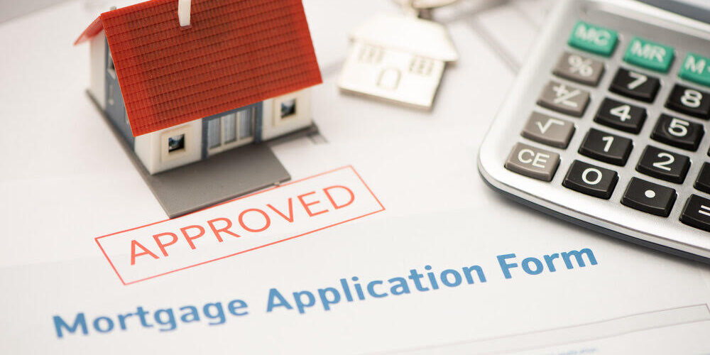 Approved mortgage loan agreement application